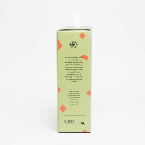 Arena Aglomerante Bentonita Natural 6L - Aroma Aloe Vera